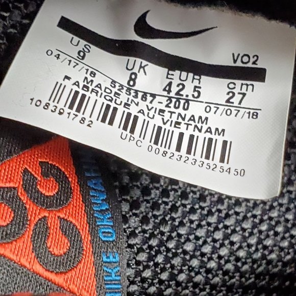 Nike ACG Okwahn Desert II Hiking Shoes - Men's Size 9 - NWOB - Picture 10 of 11